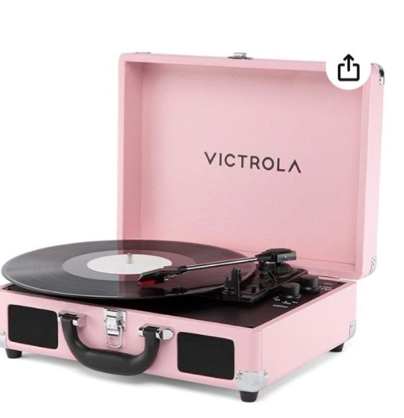 Victrola Journey II (2025 Model) – Bluetooth Suitcase Record Player – Built-in Stereo Speakers with 