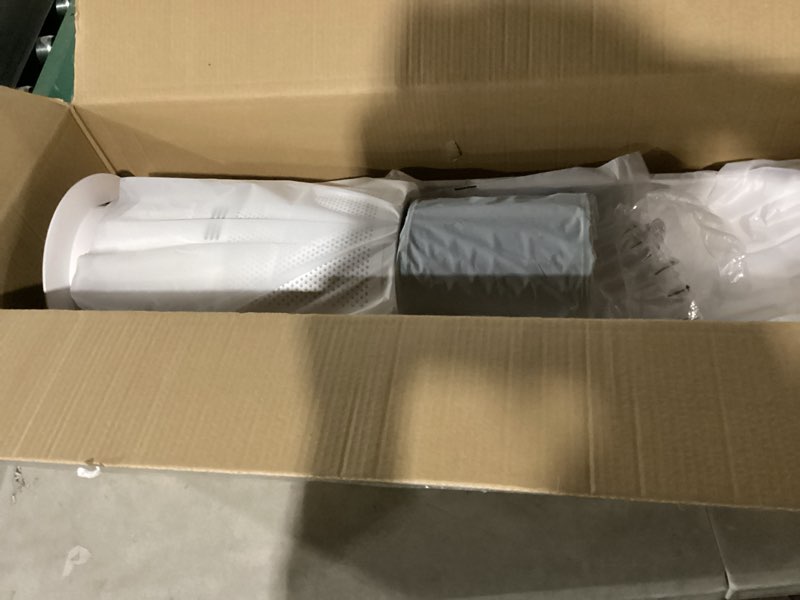 Condition photo showing Good Condition for u ultty bladeless fan with air purifier, quiet tower fan with remote, touch, 9 speeds, 8h timer, hepa filter 99.97%, 90° oscillation fans, floor fans powerful for home office room, cr022d white white large
