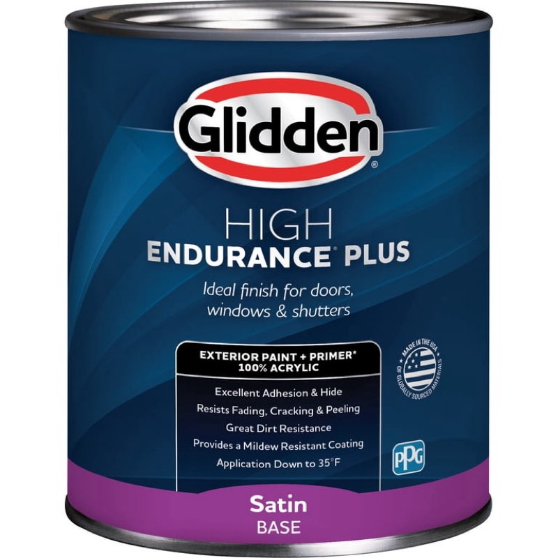 (3 pack )glidden hep exterior paint & primer all-in-one, tintable, semi-gloss