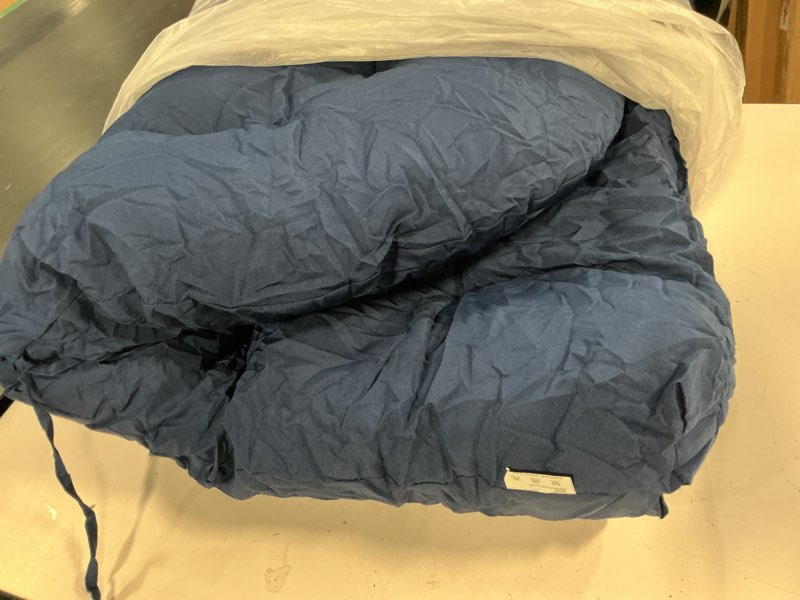 Condition photo showing Good Condition for egg chair cushion, waterproof outdoor egg replacement cushions, patio chair cushions for outdoor funiture, thickened hanging chair cushion, 35x47x7 inches (navy) navy patio furniture cushion