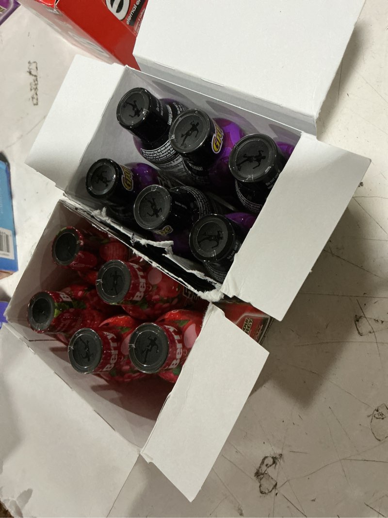 Condition photo showing As Is for (exp: 12/2027) 2 6 packs of 5-hour energy shots, the flavors are grape/berry. (berry is missing one)
