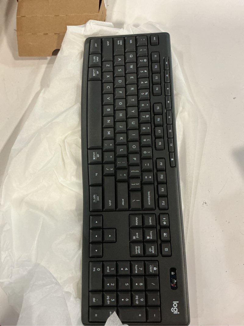 Condition photo showing Good Condition for (Missing pieces) Logitech MK370 Combo for Business, Wireless Full-Size Keyboard and Wireless Mouse, Secure Logi Bolt USB Receiver, Bluetooth, Globally Certified Windows/Mac/Chrome, Linux - Graphite
