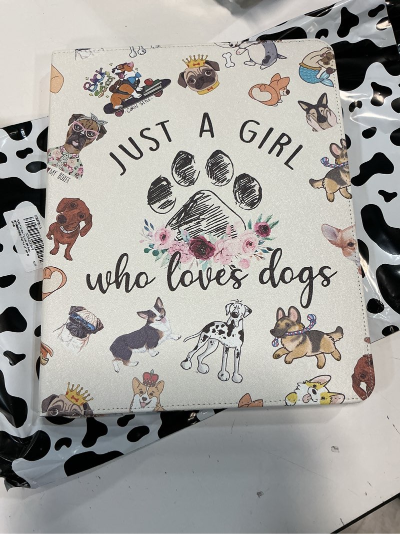 Condition photo showing Good Condition for Kidcube for iPad Pro 13 Inch Case M4 2024 - Women Girls Kid Cute Rotating Stand Folio Cover with Pencil Holder & Card Slot Kawaii Cartoon Dogs Design for iPad Pro 13 Inch Case 2024 (A2925 A2926 A3007) Dogs for iPad Pro 13 Inch M4 2024