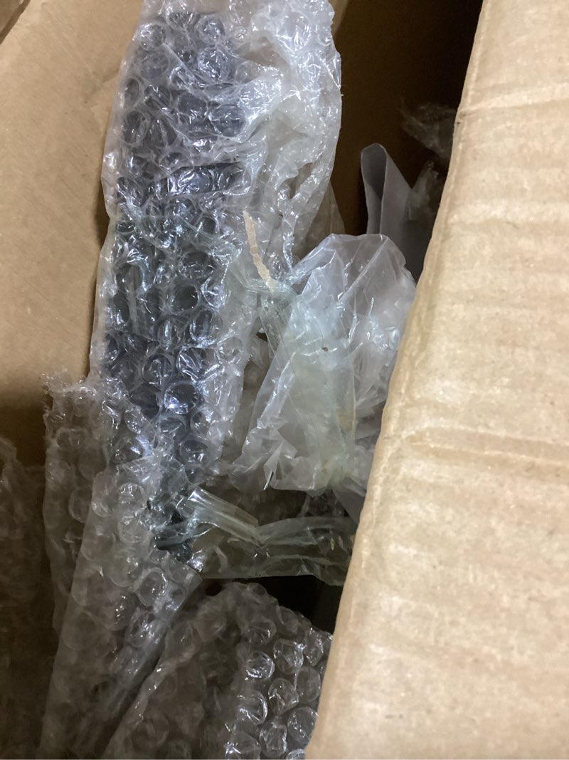 Condition photo showing New/Like New for Modern Simple Heavy Duty Metal Rolling Clothing Garment Rack with Wheel,Creative Commercial Wedding Dress Display Shelf,Single Rod Floor-Standing Clothes Hangers (Black without Wood, 47.2" L)