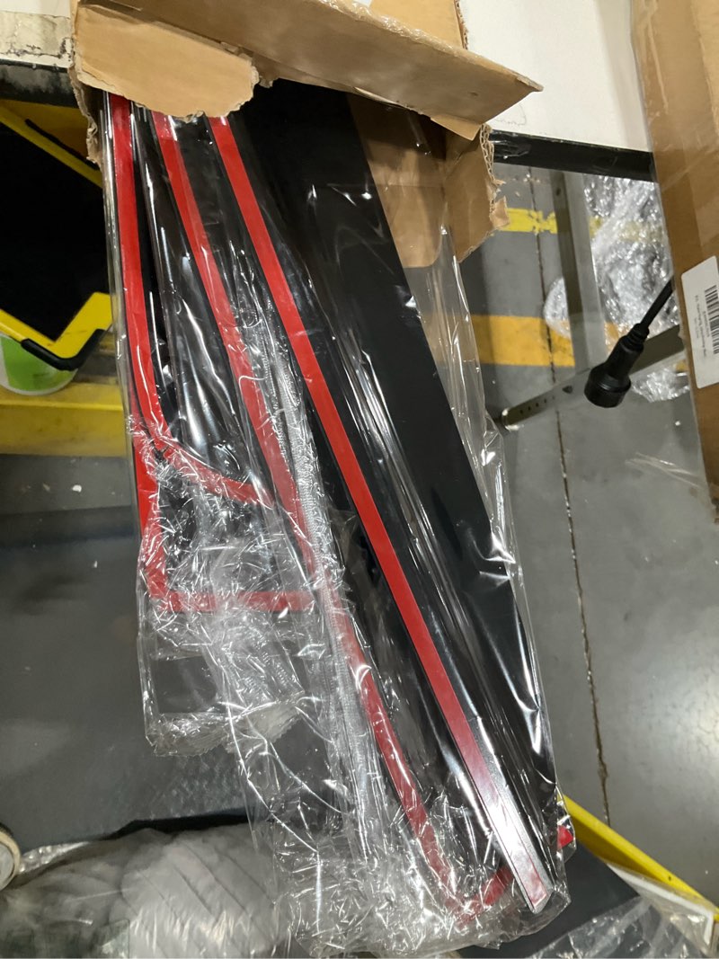 Condition photo showing Good Condition for Window Visors Rain Guards for 2019-2026 Chevy Silverado/GMC Sierra 1500 Crew Cab, Out-Channel Window Vent Wind Deflectors Visors Shades for 20-26 Silverado/Sierra 2500HD 3500HD Crew Cab 2019-2024 Silverado/Sierra 1500 Crew Cab