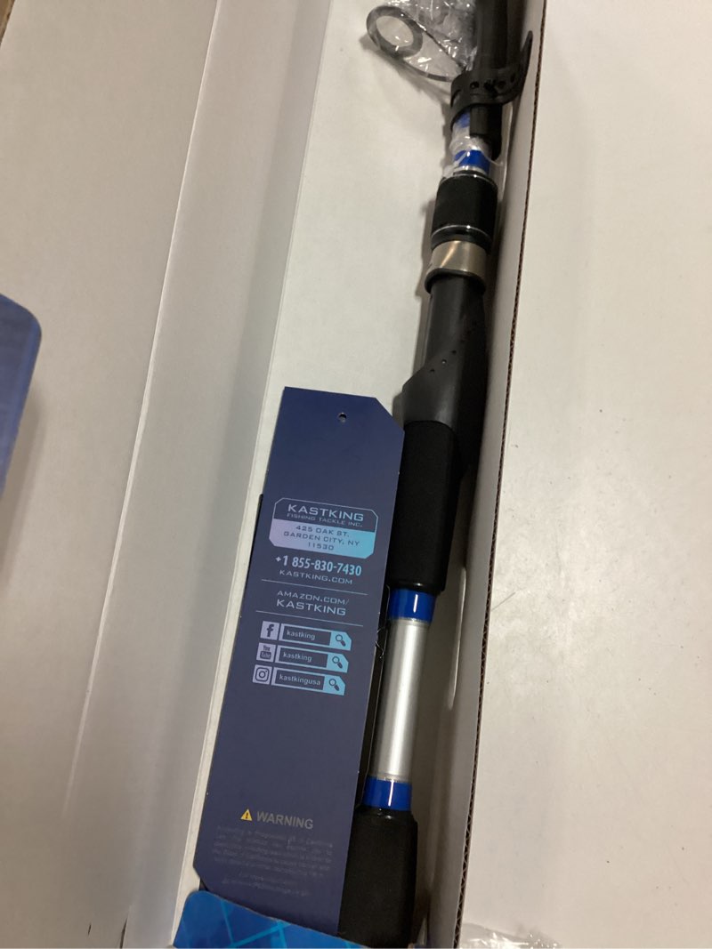 Condition photo showing Good Condition for kastking compass telescopic fishing rods and combo, sensitive graphite composite blank, easy to travel, packs to just 17" in length, stainless guides and ceramic rings, combos w/ 4+1bb spinning reel