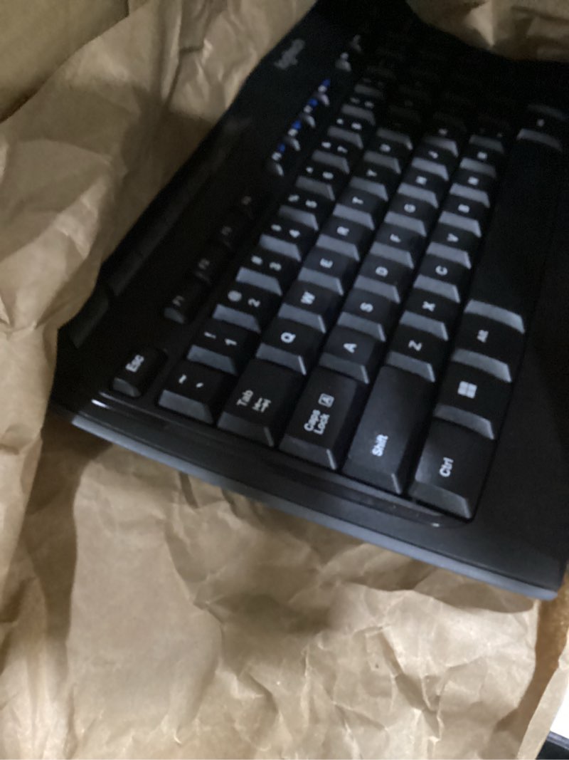 Condition photo showing Good Condition for Logitech MK335 Quiet Wireless Keyboard and Mouse Combo - Black/Silver Keyboard and Mouse Combo Wireless, Ambidextrous