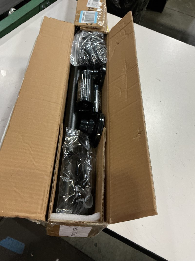 Condition photo showing Good Condition for zocone tension curtain rod 51-168 in (4.25-14 ft), extra long outdoor curtain rod no drilling for patio window, adjustable shower curtain rod for bathroom, tension rod diameter 1.26in never rust,black black 51-168 inches