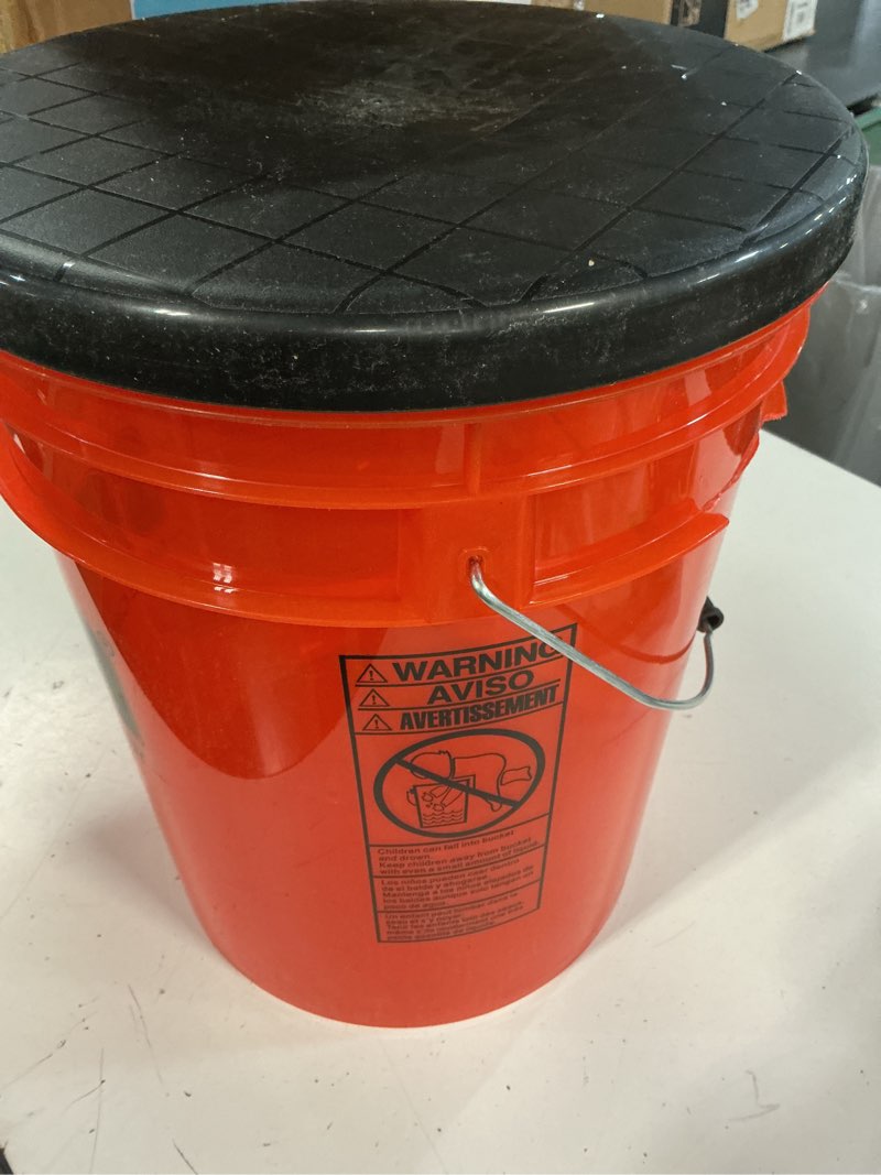 Condition photo showing As Is for spta 33pcs car wash bucket set, 20l scratch free detailing bucket with car wash filter wash mitt sponge towels tire detailing brush set, exterior interior car detailing set, complete car care tools