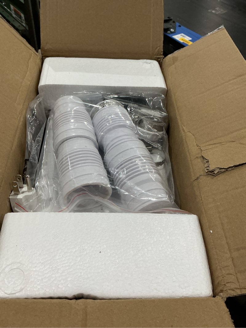 Condition photo showing As Is for 1.1hp utility sink pump, 800w macerator pump with 3 upgraded inlets for basement, kitchen, sink, shower, bathtub, laundry