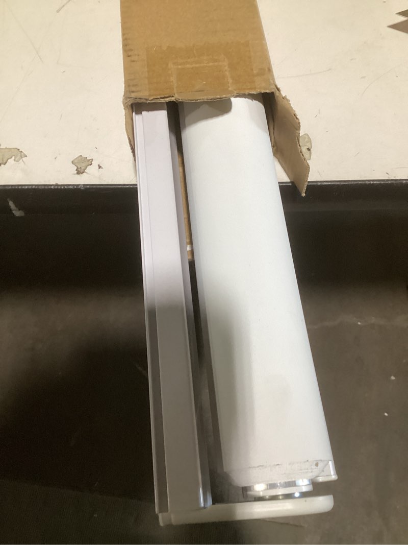 Condition photo showing Good Condition for ChrisDowa Cordless Blackout Roller Shades for Windows, Thermal Insulated UV Protection Pull Down Shades, Total Blackout Window Blinds for Home, Office, Bedroom, Door (22" W x 72" H, White) 22"W x 72"H White