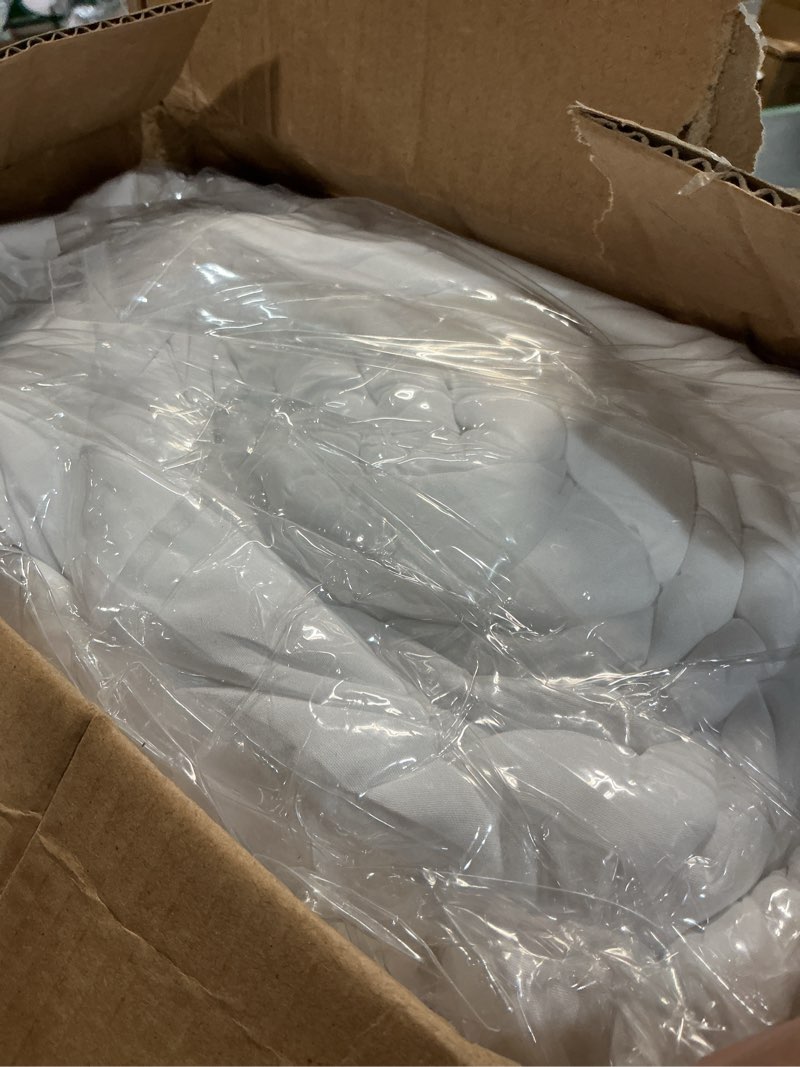 Condition photo showing Good Condition for elemuse king mattress topper for back pain, extra thick mattress pad cover, plush soft pillowtop with elastic deep pocket, overfilled down alternative filling white king