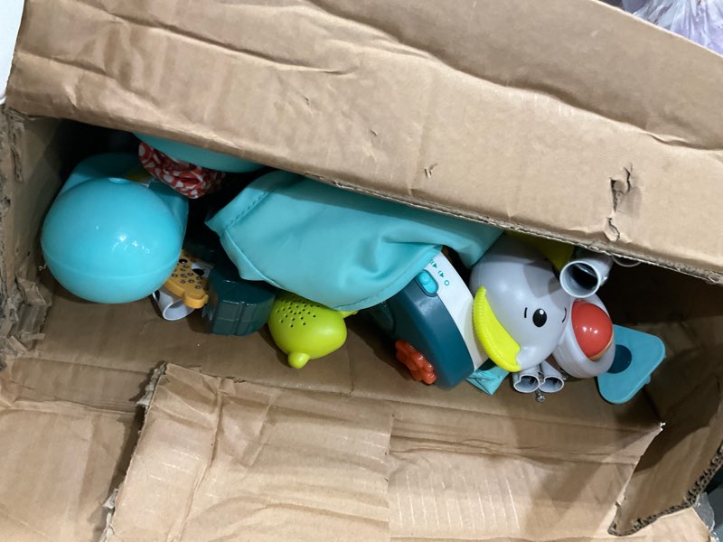 Condition photo showing As Is for Fisher-Price Baby to Toddler Toy 3-in-1 Spin & Sort Activity Center and Play Table with 10+ Activities, Happy Dots Activity Center Simplified Packaging