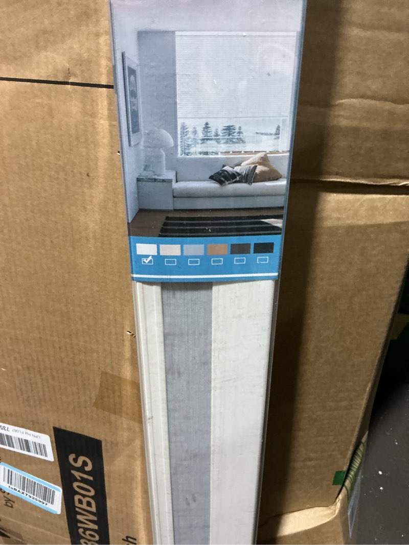 Condition photo showing Good Condition for dez furnishings cordless 1" light filtering cellular shade, 32.5"w x 64"h, white