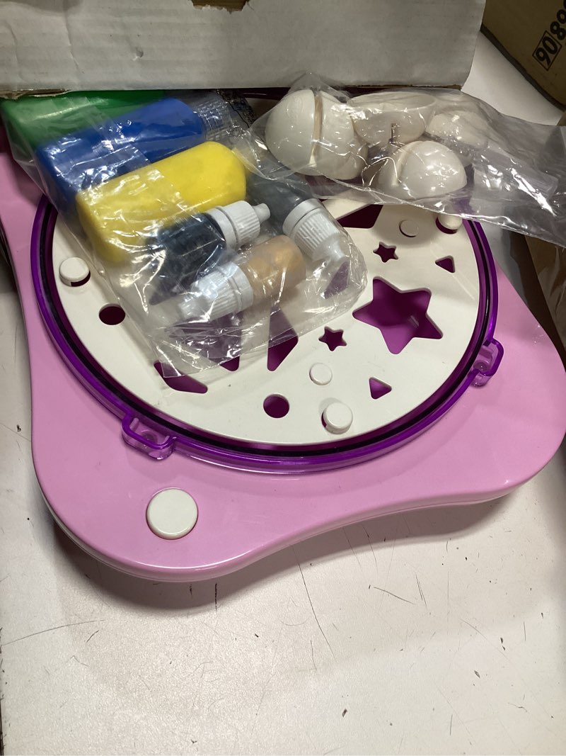 Condition photo showing Good Condition for Paint Spin Art Machine Kit for Kids - Arts & Crafts Gifts for Boys Girls Ages 4-8 - Battery Operated Spinner Painting Toys - Birthday Gifts for 4 5 6 7 8 Year Old Girls