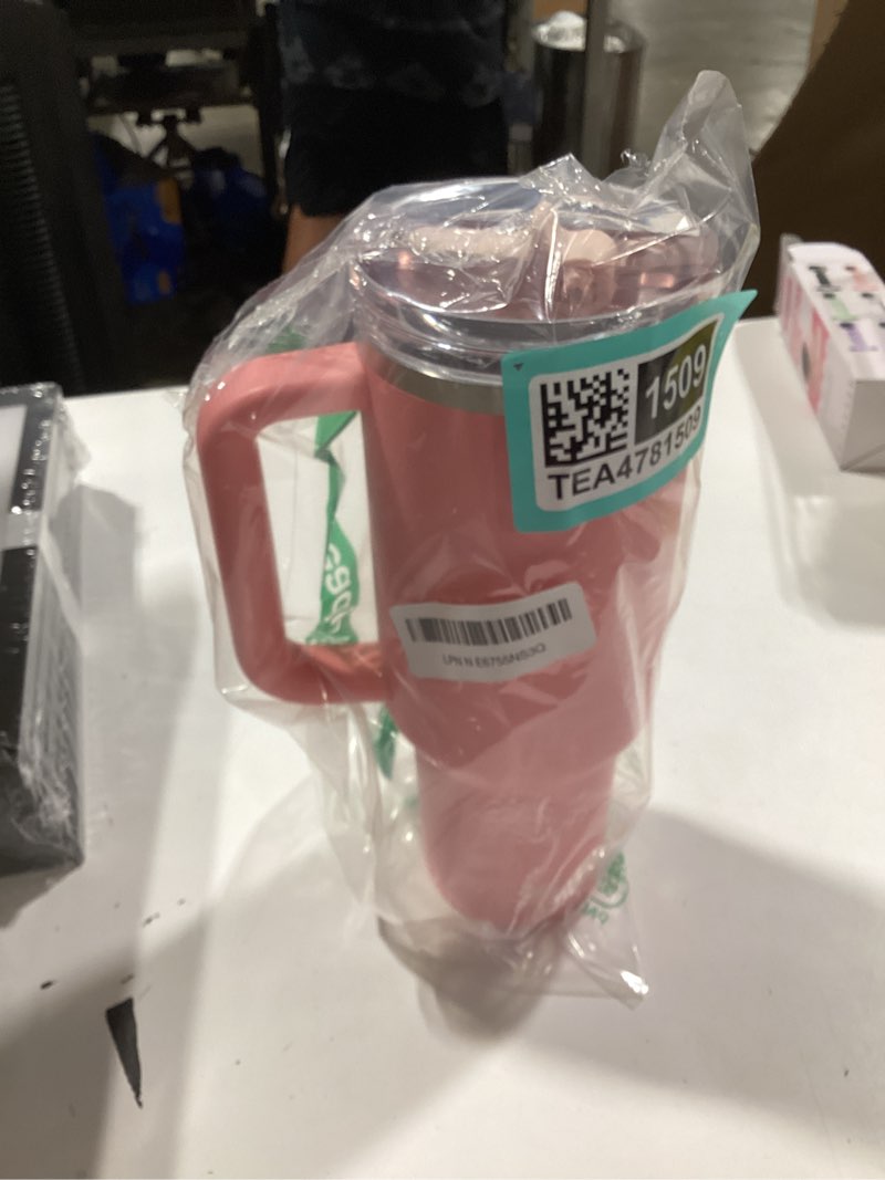 Condition photo showing Good Condition for stanley quencher protour flip straw tumbler with leakproof lid 40 oz | built-in straw and handle | cup holder compatible for travel | insulated stainless steel cup | bpa-free | pink mesa 40 ounces pink mesa