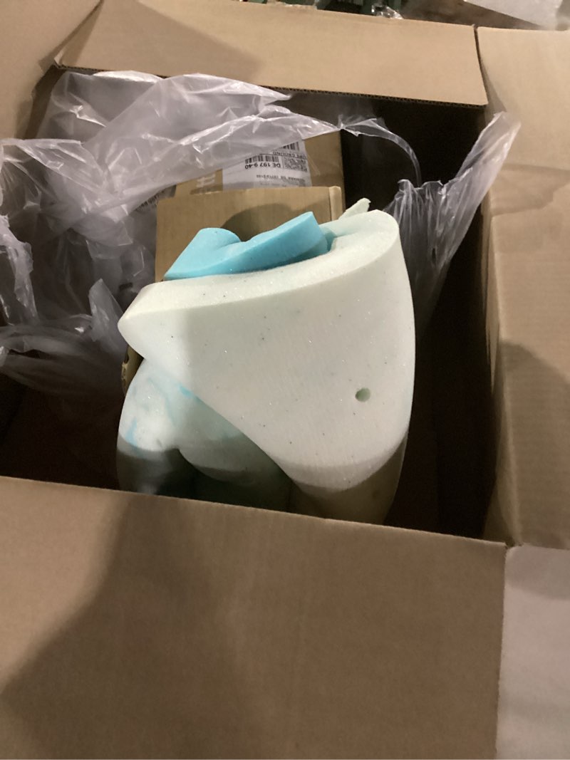 Condition photo showing Good Condition for Sweetcrispy Memory Foam Mattress Topper Twin, 2 Inch Thick Gel Infused Cooling Toppers Pad for Twin Size Bed, Sleeper Sofa, RV, Camper, CertiPUR US Certified, Ventilated and Breathable, Blue 2 IN Twin