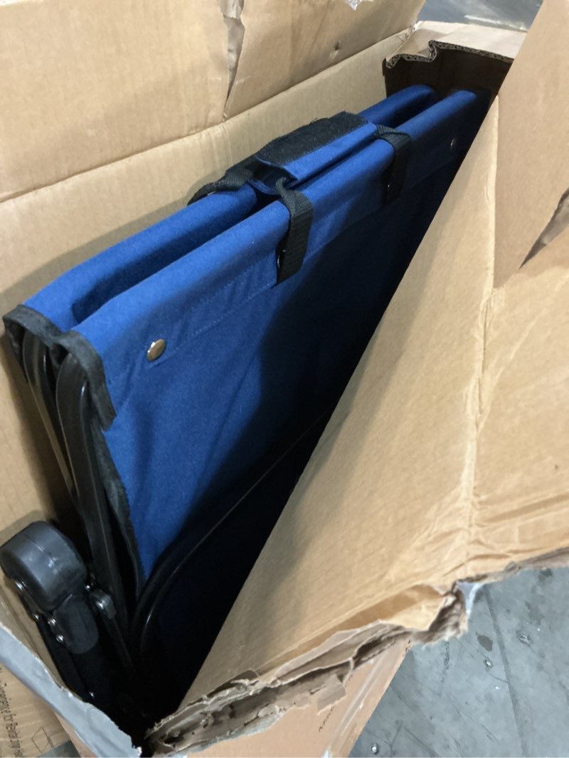 Condition photo showing Good Condition for mattam collapsible basket trucks service carts with wheels for material handling, 265 lbs capacity?21" l x 18.9" w x 35.4" h (blue)