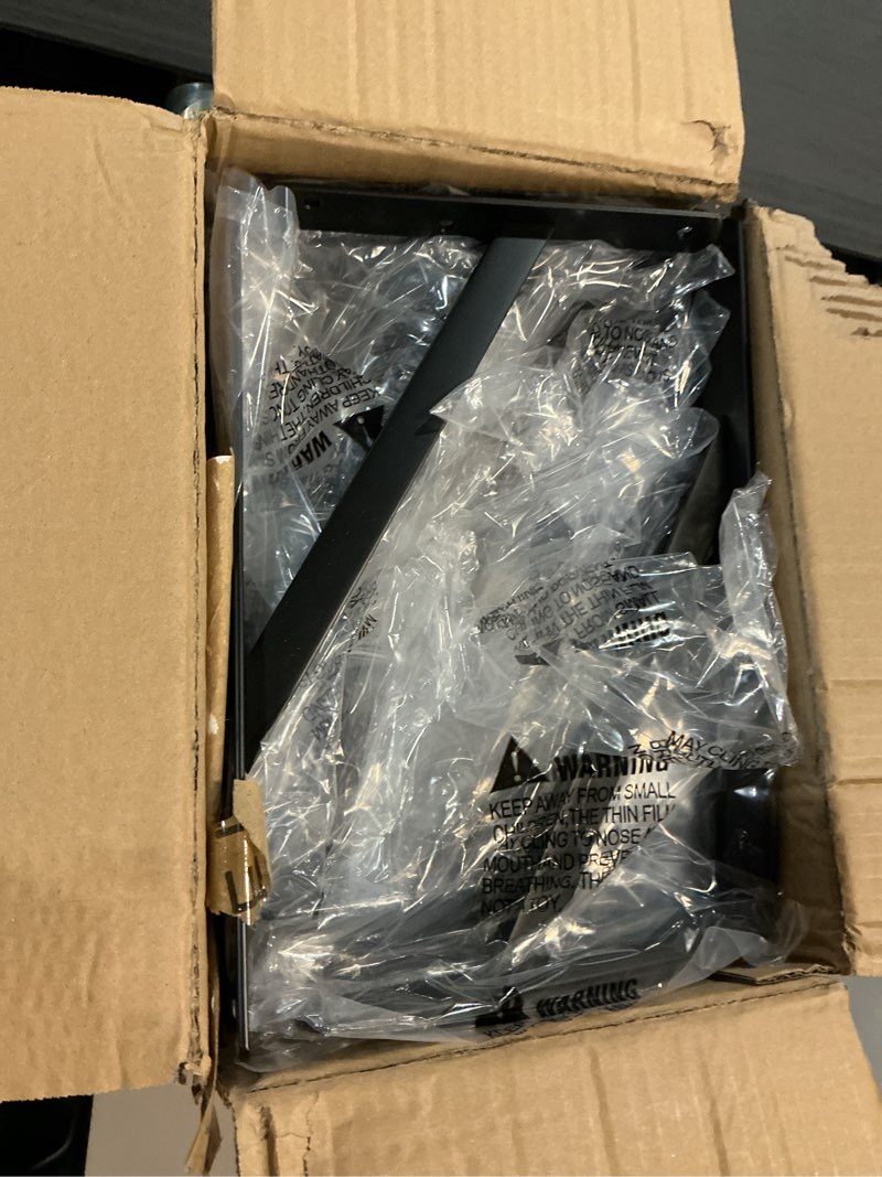 Condition photo showing Good Condition for 12 pack l12 x h 8" black heavy duty shelf brackets with screws metal shelf brackets shelf support angle brackets for shelves l brackets heavy duty floating shelf diy 12 pack-black 12''x8''