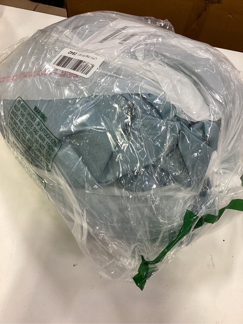 Condition photo showing Good Condition for Joywell Linen 100% Blackout Curtains 102 Inch Long,Pinch Pleated Back Tab Drapes with Hooks Track System Room Darkening Thermal Insulated Aesthetic for Bedroom Living Room,W40 x L102,Blue,2 Panels Blue 40"W x 102"L (Pack of 2)