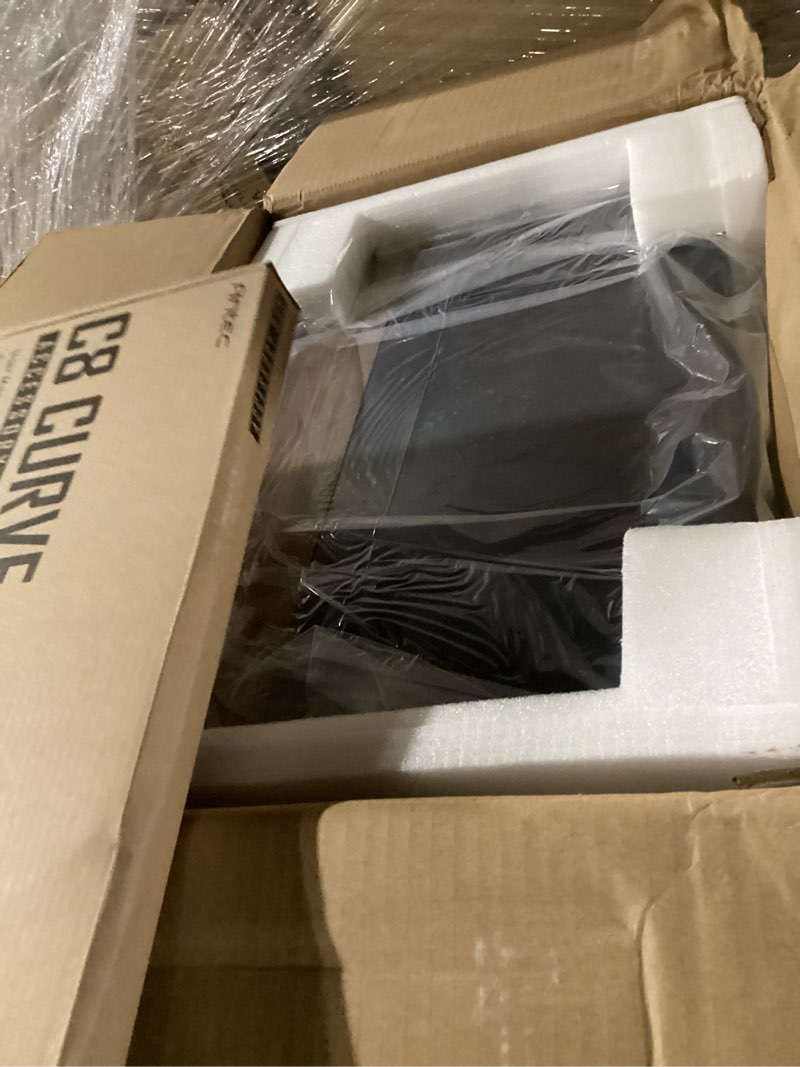 Condition photo showing New/Like New for antec c8 curve wood, fans not included, wooden front panel, super wide angle single curved glass, dual-chamber layout, type-c, 360mm radiator support, rtx 40 compatible, full-tower e-atx pc case