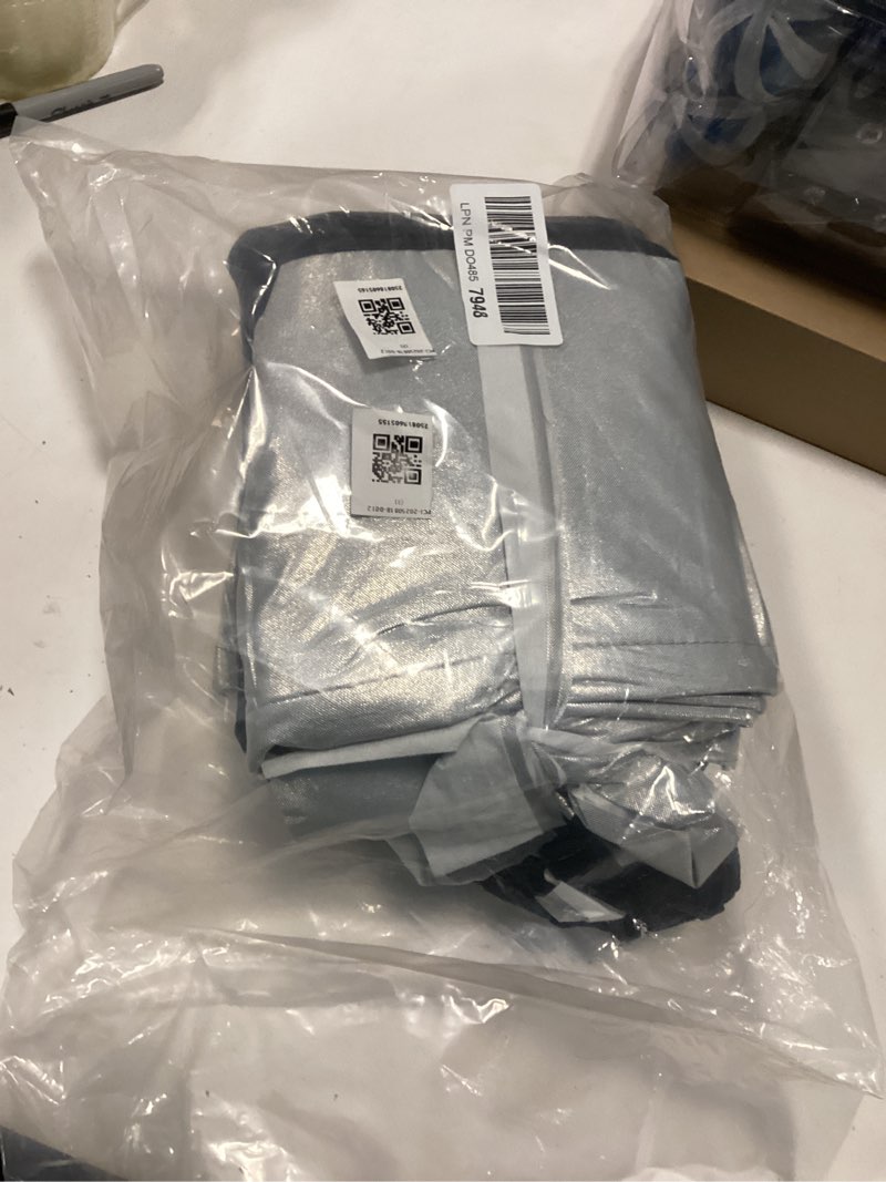 Condition photo showing New/Like New for Patio Chair Covers for Outdoor Furniture Waterproof 2 Pack, Patio Sofa Cover Lounge Deep Seat Cover with Air Vent Fits up to 29"W × 30"D × 36"H inches, Black&Silver. Black&Silver 2 Pack 29"W× 30"D× 36"H