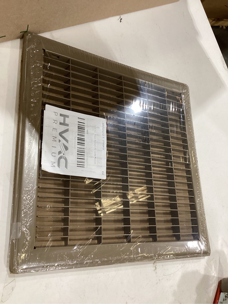 Condition photo showing Good Condition for 10x8 floor register floor vent cover fit 8x10 10x8 inch duct opening,heavy duty steel jumpable floor register vent cover,outer dimensions: 11.75"w x 9.75"h for 10"wx8"h-duct opening