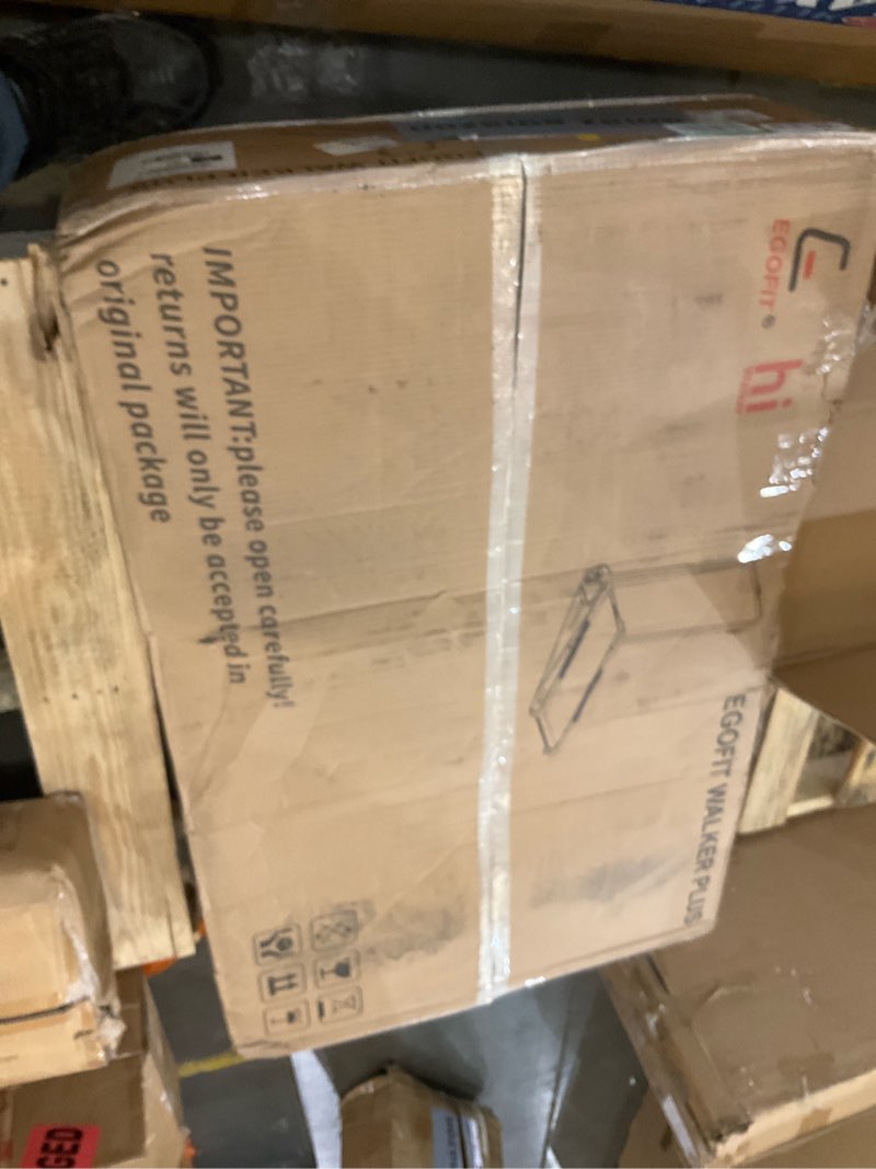 Condition photo showing As Is for Egofit Walker Pro/Plus Smallest Under Desk Treadmill Walking Pad, Small & Compact Walking Treadmill with Fixed 5% Incline to Fit Desk Perfectly and Home & Office with APP & Remote Control Egofit Walker Plus-M1T