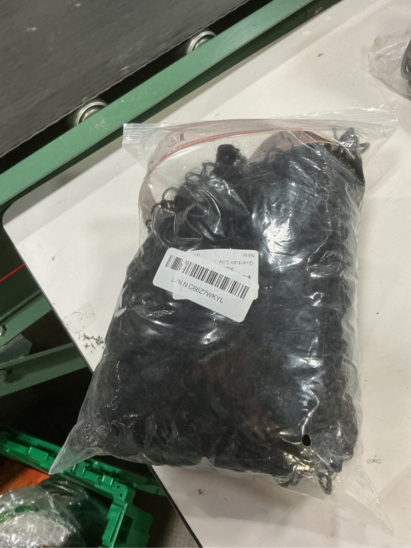 Condition photo showing Good Condition for quantum love v part curly wigs afro curly twist out african american wig for black women afro bomb kinky curly synthetic glueless natural black wig 16 inches black 16 inch