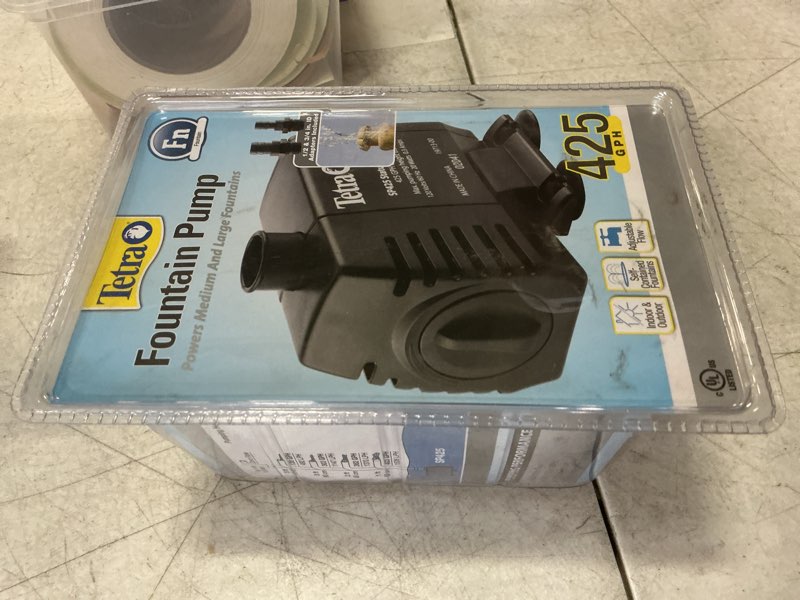 Condition photo showing New/Like New for Tetra Pond Statuary Pump 425 GPH, Powers Small And Tabletop Fountains (19713-00)