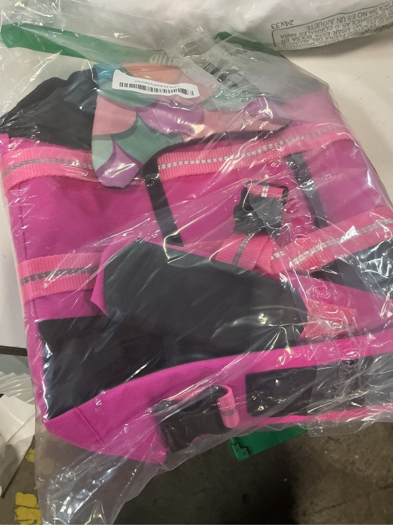 Condition photo showing Good Condition for cyeollo mermaid dog life jacket chin float support dog life vest, pink, s | high buoyancy, reflective strips, rescue handle & leash ring, adjustable fit, lightweight comfort, for swimming & boating 1# pink mermaid small (chest girth: 18"-21")