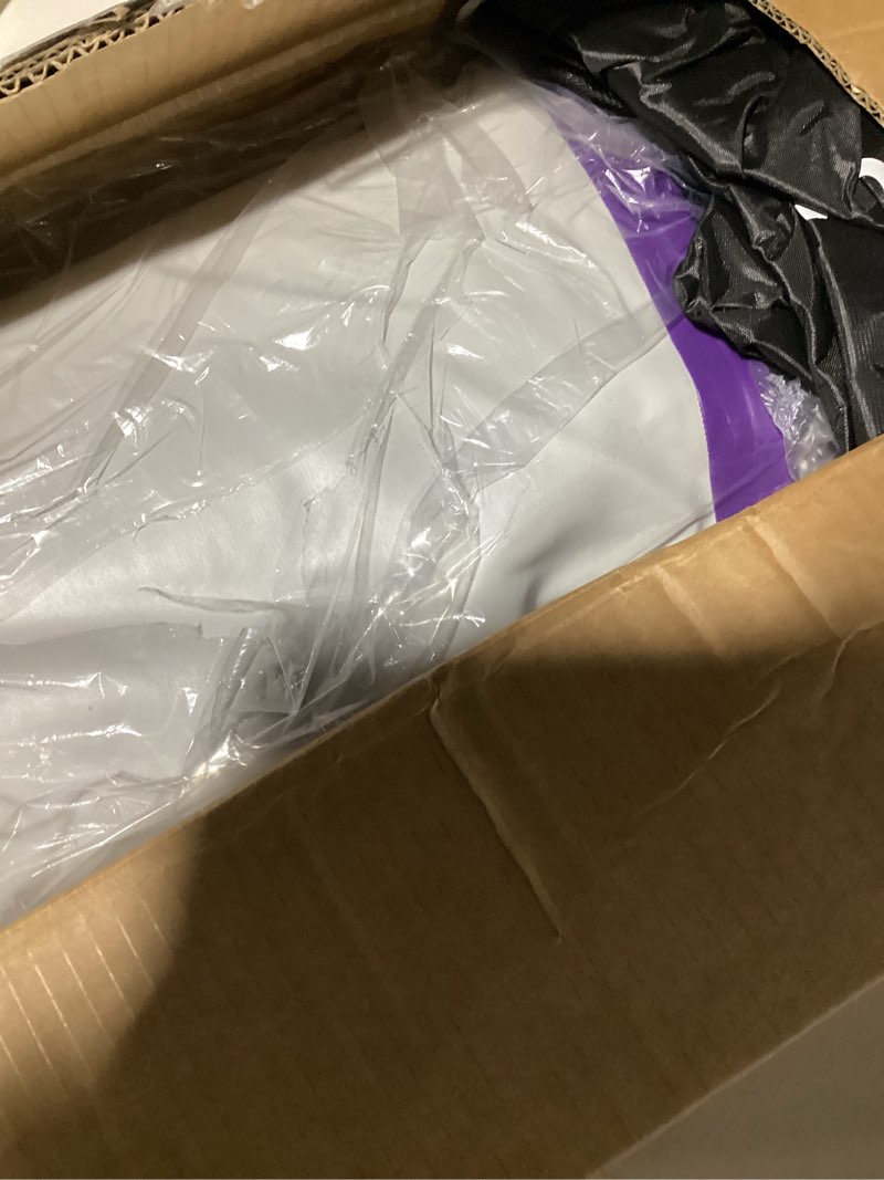Condition photo showing New/Like New for VOFiTNY All Purpose Gymnastics Mat 6.6/10/13/16/20 ft Sturdy Inflatable Tumble Track for Home/Gym Purple/Black 6.6ft*3.3ft*4inches(2m*1m*0.1m)