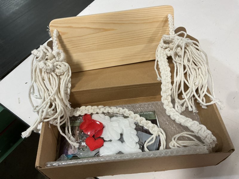 Condition photo showing Good Condition for m&g house newborn photography props swing prop wooden swing seats baby photo props wooden prop swing baby photoshoot props newborn photography accessory(wood color, 4 wings 6 red hearts) 01 wood color