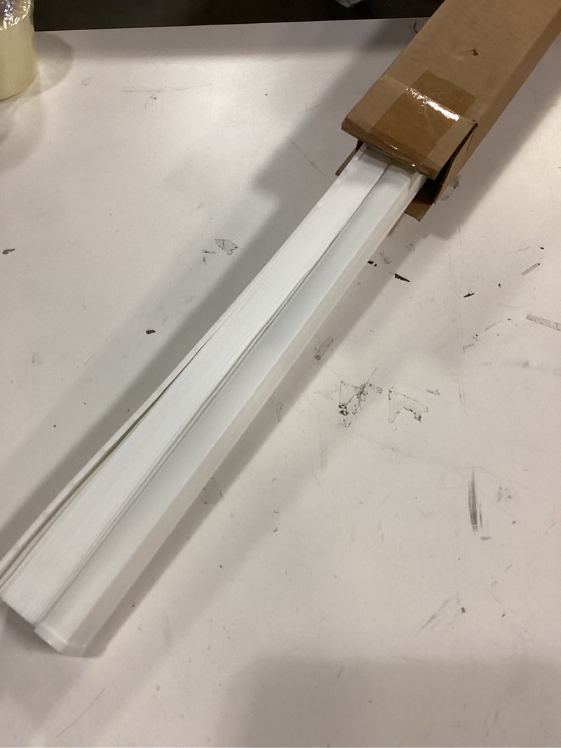 Condition photo showing Good Condition for Redi Shade No Tools Easy Lift Trim-at-Home Cordless Cellular Light Filtering Fabric Shade White, 36" W x 64" L, (Fits windows 19"- 36") White 36"W x 64"H