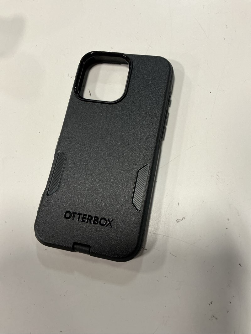 Condition photo showing Good Condition for otterbox iphone 16 pro commuter series case - black, thin & protective iphone case, dual-layer, impact absorbing iphone case iphone 16 pro black