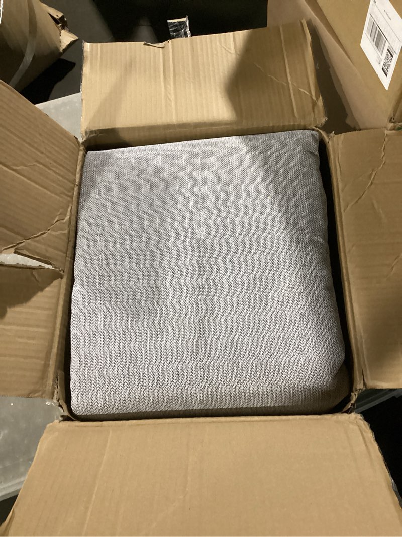 Condition photo showing As Is for 7x9 area rug living room: washable large vintage beige rugs neutral non-slip soft stain resistant indoor carpet for bedroom nursery dining room under table bed home house office playroom beige 7' x 9' (rectangular)