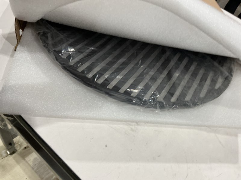 Condition photo showing New/Like New for kamaster 18 inches cast iron cooking grids grates for large big green eggs,cast iron round grill grate cooking grate perfect for pretty barbecue marks barbecue grills(18"-fit large grill) 18" cooking grate