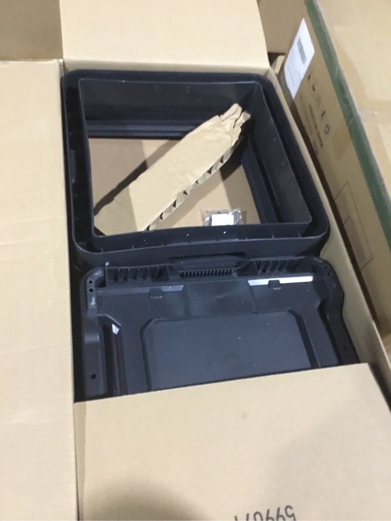 Keter Rockford 39 Gallon Manual Lift Waste And Recycling Trash Bin With Drip Tray Made of Durable Weather-resistant Resin, Grey