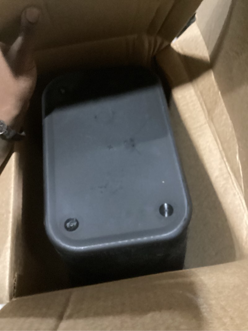 Condition photo showing New/Like New for amazon basics small trash can, rectangular commercial office wastebasket, 3 gallon (pack of 2), black black 3 gallon (pack of 2)