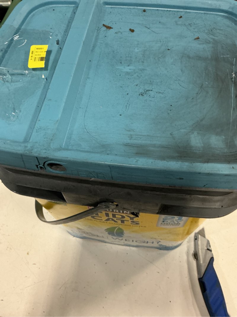 Condition photo showing As Is for purina tidy cats lightweight with glade clear springs scented 17lb pail, multi-cat, low dust, clumping cat litter