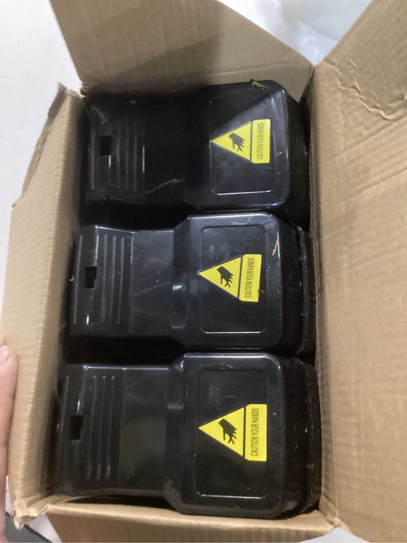 Condition photo showing Good Condition for Feeke Rat Trap, Large Mouse Traps, Mouse Traps Indoor for Home, Instant Kill Traps for Mouse Rat Chipmunk, Quick Set Up and Reusable - 6 Pack, Black Large-6Pack