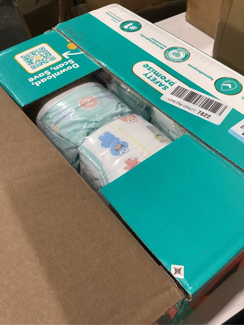 Condition photo showing New/Like New for pampers diapers - baby dry - size 2, 112 count, absorbent disposable infant diaper (packaging may vary) size 2 112