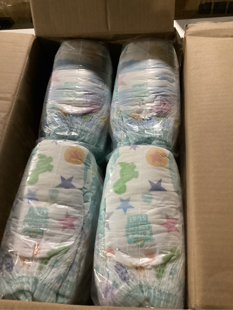 Condition photo showing New/Like New for easy ups girls & boys potty training pants, size 5t-6t, 84 count, peppa absorbent training underwear, up to 100% leakproof day and night, hypoallergenic (packaging may vary) 5t-6t 84