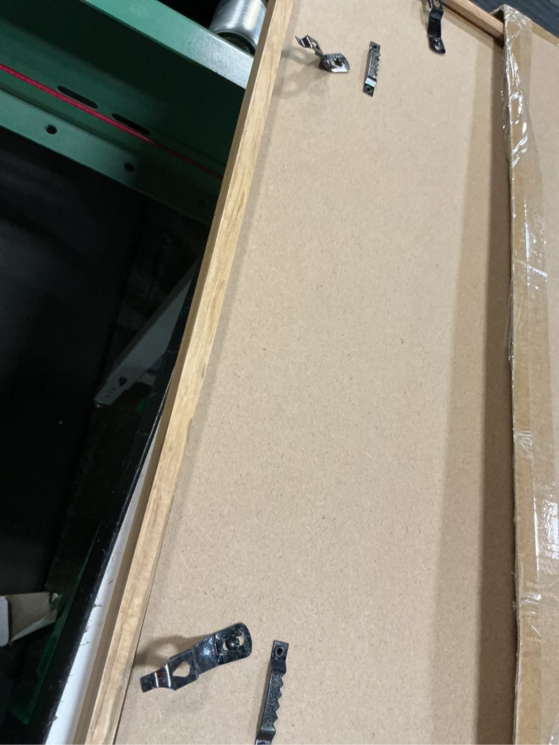 Condition photo showing As Is for 20x20 Picture Frame, Solid Oak Wood 20 by 20 Frame, Square Picture Frame 20 x 20 with mat for 16 x 16, 20x20 Wood Frame for Home Decor, 20 x 20 Poster Frame, Tempered Glass, Natural Oak Color, 1 Pack Oak 20x20 - 1P