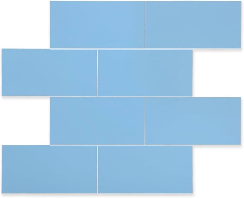 OYASIMI Effortless Elegance 10 Sheet Peel and Stick Backsplash, Self Sticky Adhensive Soft-Glossy Ma