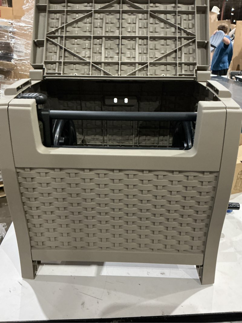 Condition photo showing New/Like New for suncast hose hideaway plastic 175-ft hideaway hose reel