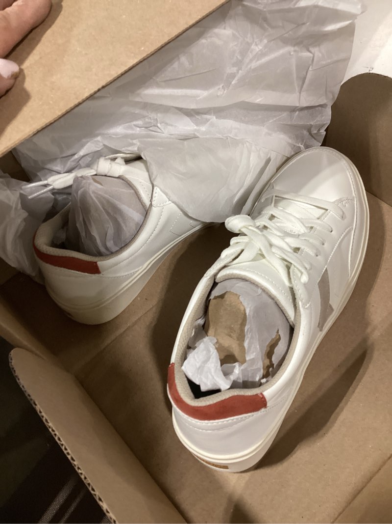 Condition photo showing Good Condition for dr. scholl's shoes women's madison lace sneaker oxford, white smooth, 10
