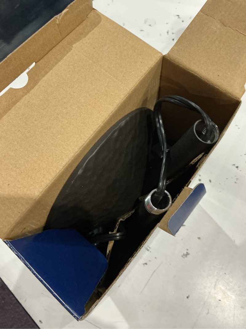 Condition photo showing As Is for harbor breeze 60 -lumens bronze low voltage hardwired led outdoor path light ( 3000-k )