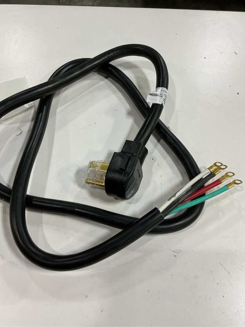 Condition photo showing Good Condition for Certified Appliance Accessories 40-Amp Appliance Power Cord, 4 Prong Range Cord, 4 Wires with Eyelet