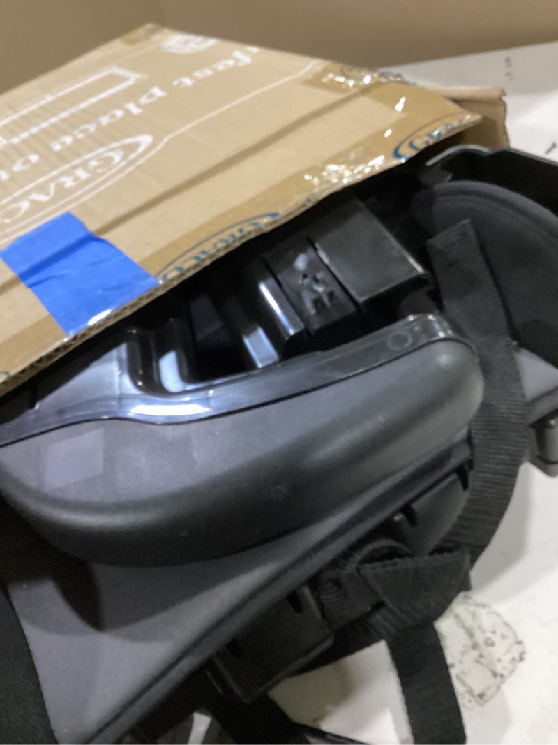 Condition photo showing As Is for graco turbobooster 2.0 backless booster car seat, denton